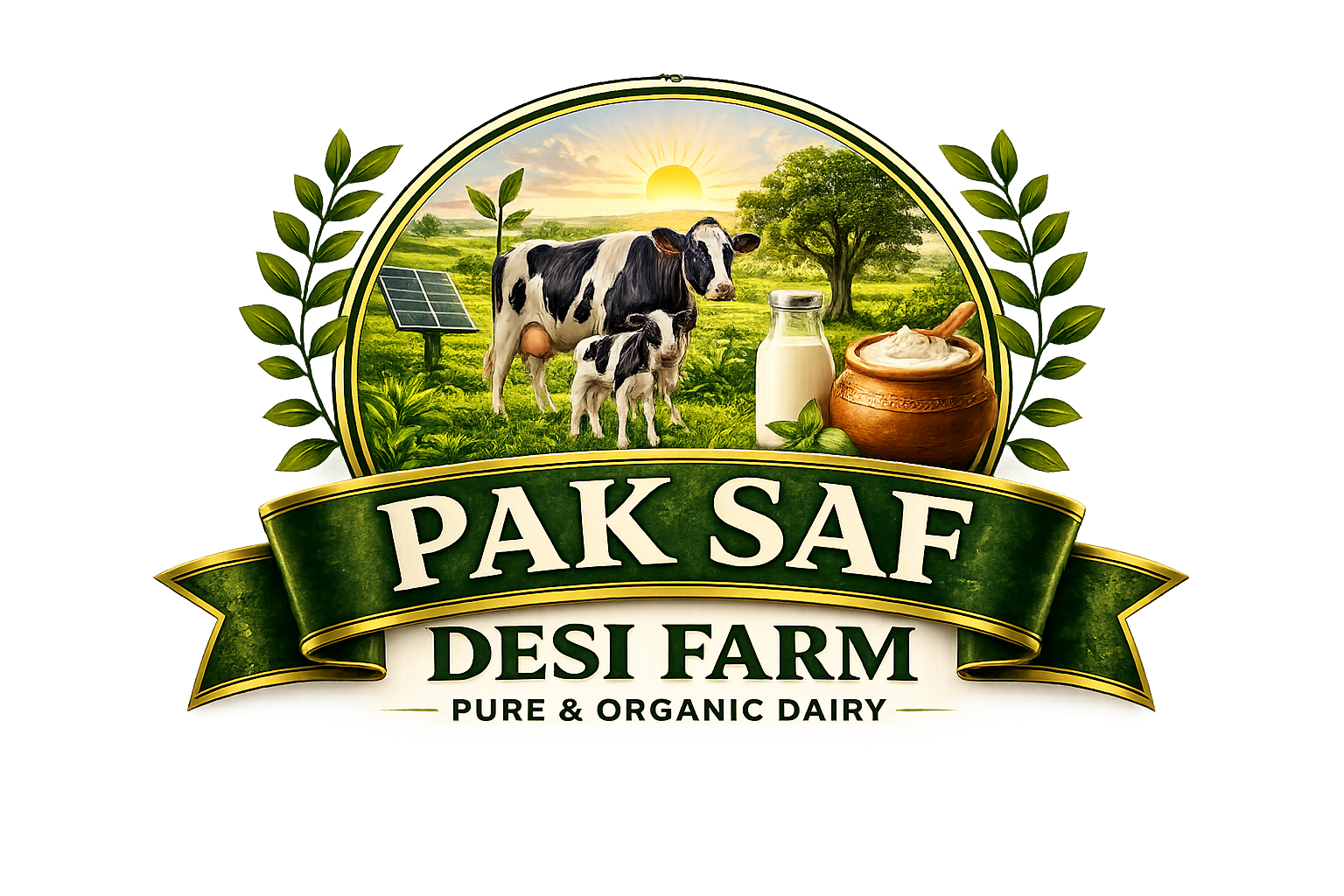 Pak Saf Desi Farm brand visual